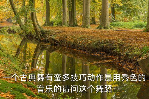 一个古典舞有蛮多技巧动作是用秀色的音乐的请问这个舞蹈