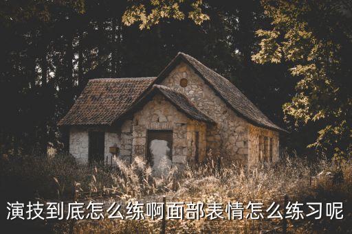 演技到底怎么练啊面部表情怎么练习呢