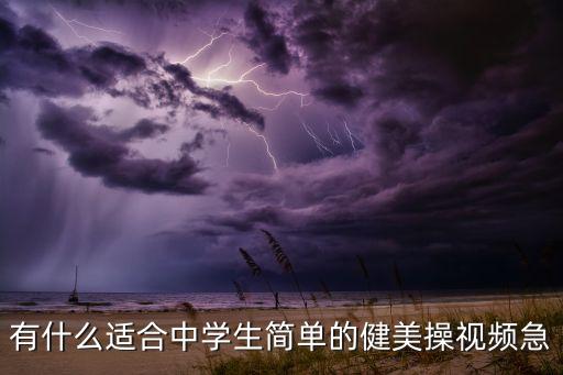 有什么适合中学生简单的健美操视频急