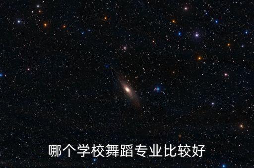 哪个学校舞蹈专业比较好