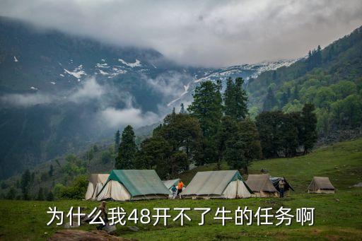 为什么我48开不了牛的任务啊
