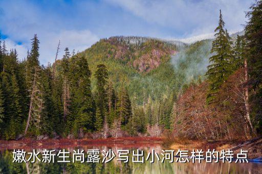 小河流淌动作说明什么特点，一分一秒也不停日日夜夜奔向前说明小河的什么特点