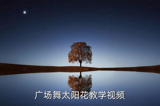 广场舞这是什么花，广场舞太阳花教学视频
