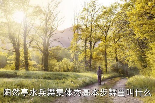 陶然亭水兵舞集体秀基本步舞曲叫什么