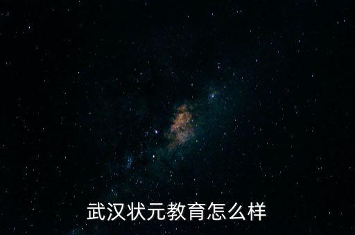 武汉状元教育怎么样
