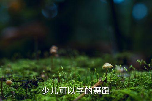 少儿可以学的舞蹈
