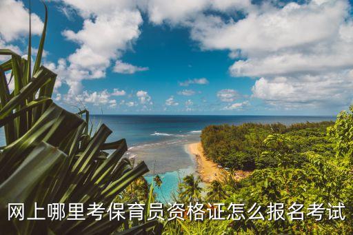 网上哪里考保育员资格证怎么报名考试