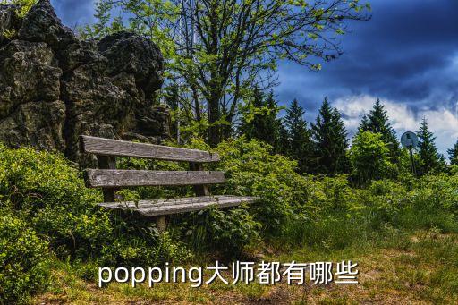 popping大师都有哪些