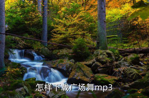 怎样下载广场舞mp3
