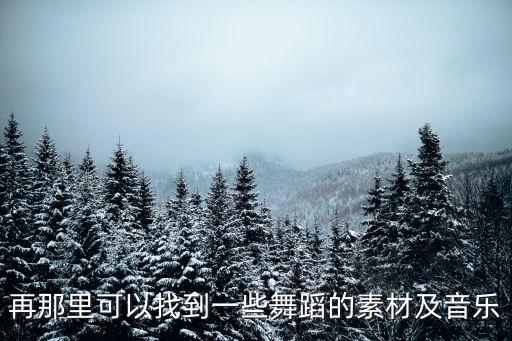 再那里可以找到一些舞蹈的素材及音乐