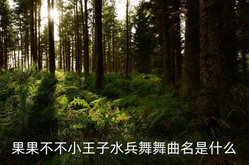 果果不不小王子水兵舞舞曲名是什么