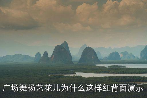 广场舞杨艺花儿为什么这样红背面演示