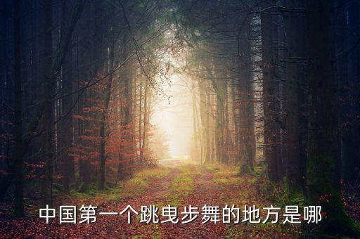 中国第一个跳曳步舞的地方是哪