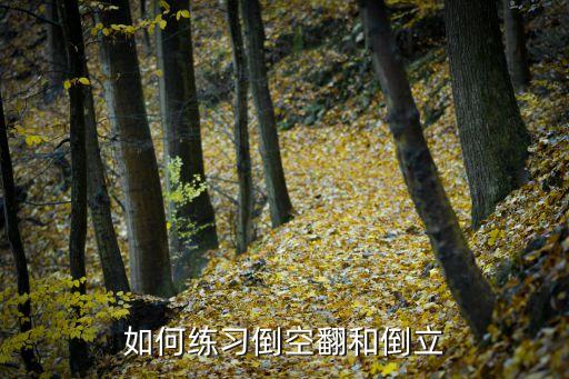 舞蹈倒立怎么练视频教程，怎么学倒立