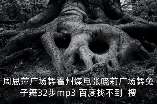 周思萍广场舞霍州煤电张晓莉广场舞兔子舞32步mp3 百度找不到  搜