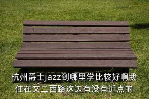 杭州爵士jazz到哪里学比较好啊我住在文二西路这边有没有近点的