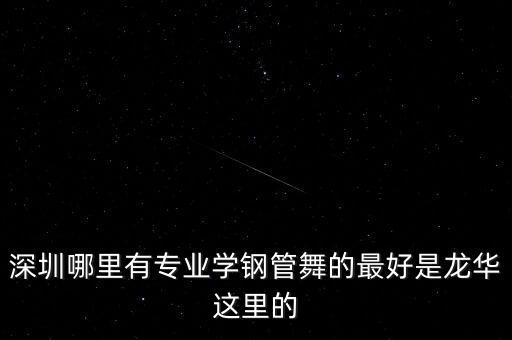 深圳哪里有专业学钢管舞的最好是龙华这里的