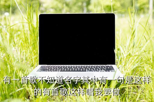 有一首歌不知道名字其中有一句是这样的有首歌这样唱我要做