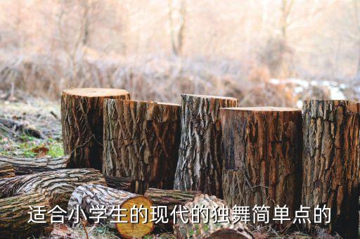 适合小学生的现代的独舞简单点的