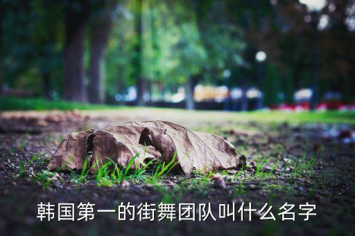 韩国街舞队有哪些，韩国街舞队有哪些