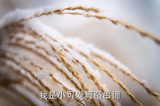我是小可爱舞蹈串词