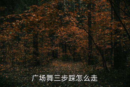 广场舞三步踩怎么走