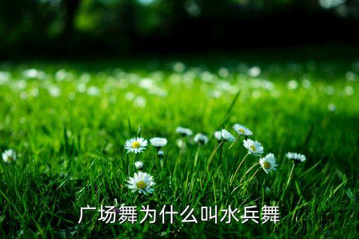 广场舞为什么叫水兵舞