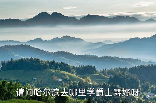 请问哈尔滨去哪里学爵士舞好呀