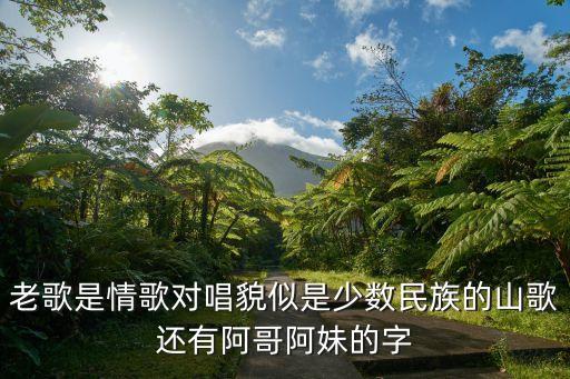 云南山歌阿哥阿妹，阿哥阿妹是谁唱的