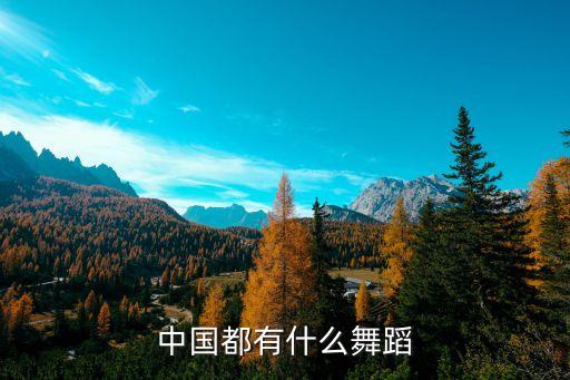中国都有什么舞蹈