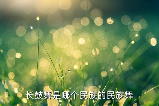 长鼓舞是哪个民族的民族舞