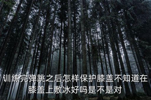训练完弹跳之后怎样保护膝盖不知道在膝盖上敷冰好吗是不是对
