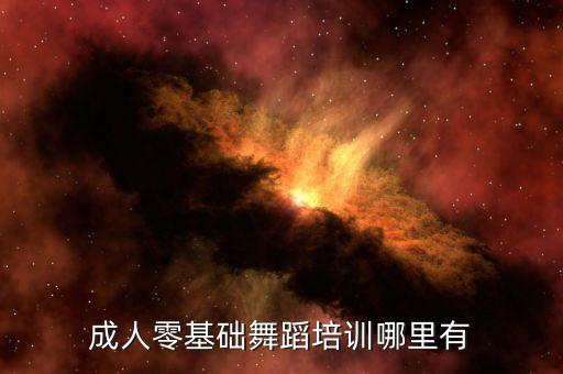 成人零基础舞蹈培训哪里有