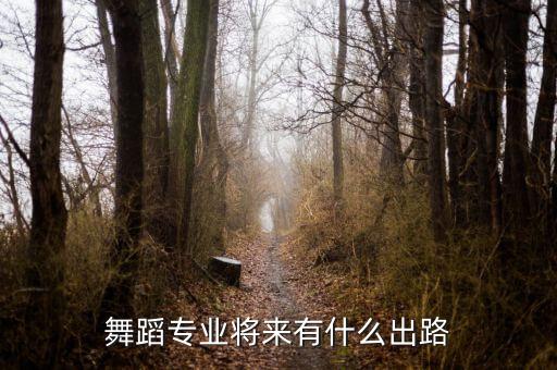 专业跳舞会什么，舞蹈专业将来有什么出路