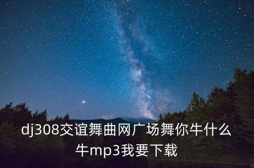 dj308交谊舞曲网广场舞你牛什么牛mp3我要下载