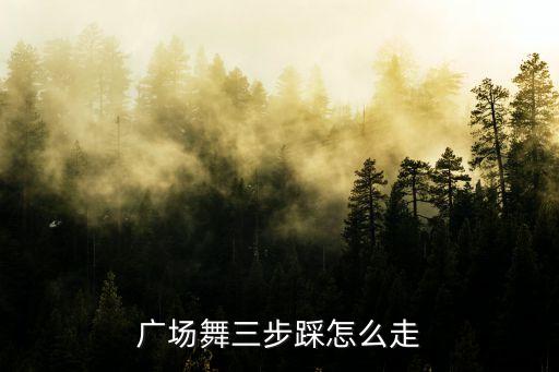 广场舞三步踩怎么走