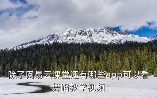 舞蹈教学视频下载什么软件，除了网易云课堂还有哪些app可以看舞蹈教学视频