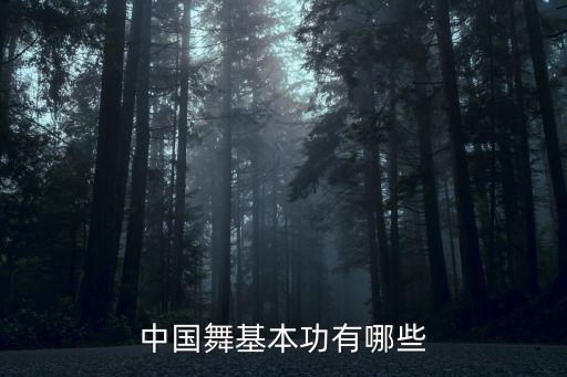 中国舞的基本功有哪些，中国舞基本功有哪些