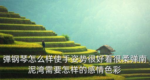 弹钢琴怎么样使手姿势很好看很柔弹南泥湾需要怎样的感情色彩