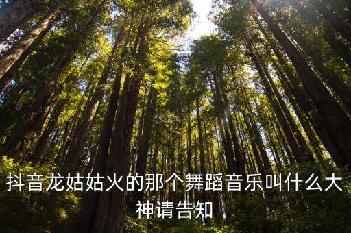 抖音龙姑姑火的那个舞蹈音乐叫什么大神请告知