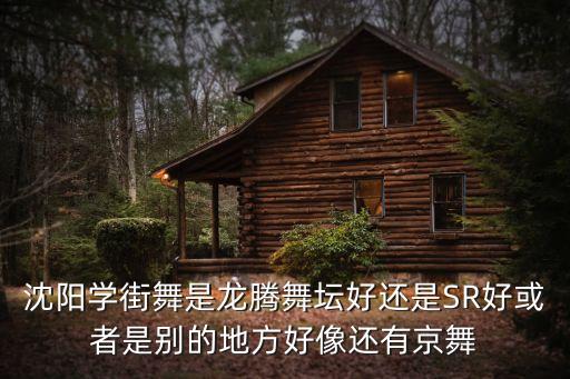 沈阳学街舞是龙腾舞坛好还是SR好或者是别的地方好像还有京舞