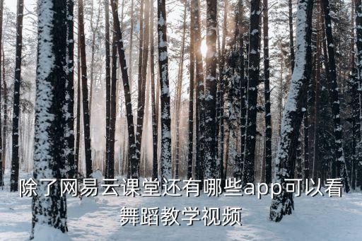 跳广场舞用什么放视频教程，除了网易云课堂还有哪些app可以看舞蹈教学视频
