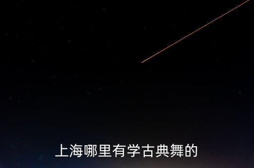 上海哪里有学古典舞的