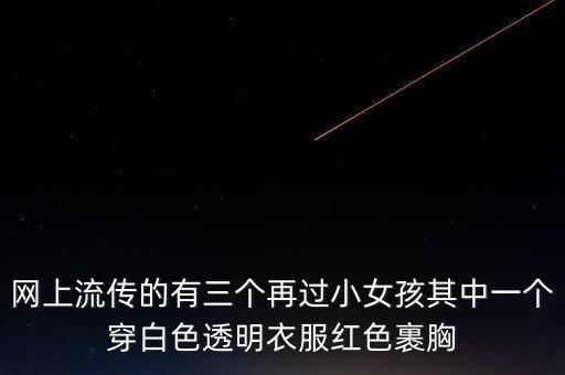 网上流传的有三个再过小女孩其中一个穿白色透明衣服红色裹胸