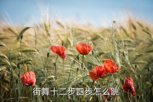 街舞十二步四步怎么跳