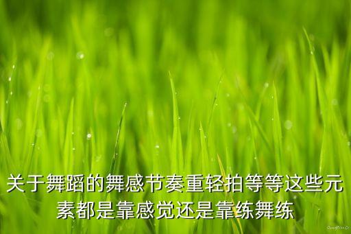 关于舞蹈的舞感节奏重轻拍等等这些元素都是靠感觉还是靠练舞练