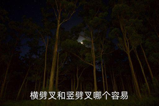 横劈叉和竖劈叉哪个容易