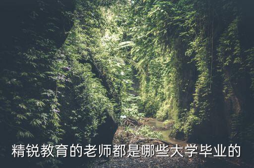 贾孟昕毕业什么学校，精锐教育的老师都是哪些大学毕业的