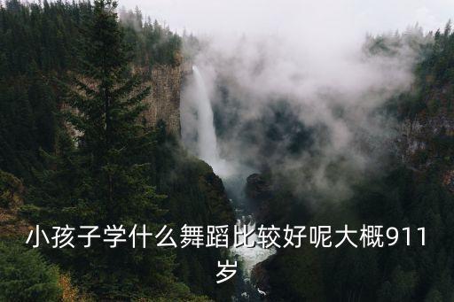 小孩子学什么舞蹈比较好呢大概911岁