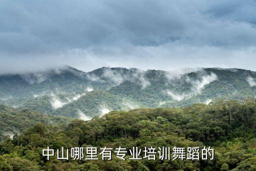 中山哪里有专业培训舞蹈的